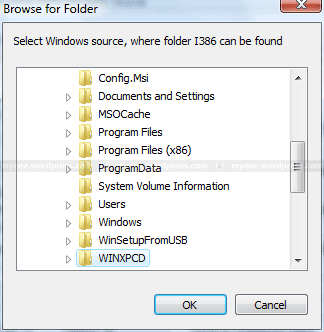 Install Windows XP by USB pendrive Winusb02