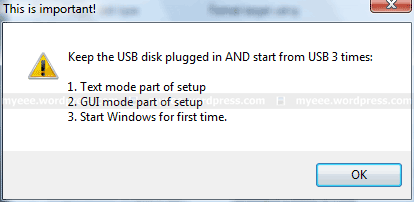 Install Windows XP by USB pendrive Winusb07